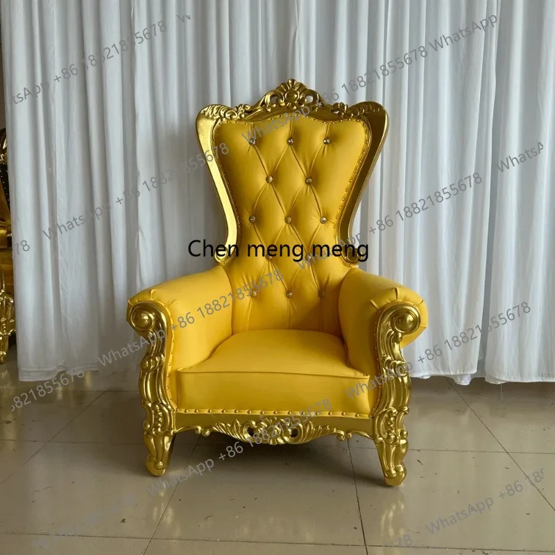 Wholesale Hotel Event Gold China Wooden Cheap Throne Chairs,kids Wedding Throne Chair Party view 2