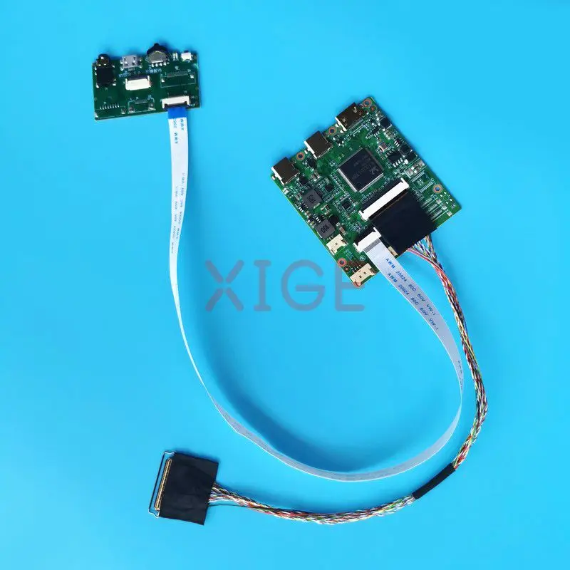 

Fit LTN101AT03-101/301/401/801 Laptops Monitor Kit DIY TYPE-C Mini-HDMI Driver Controller Board USB Micro 1366*768 40-Pin LVDS