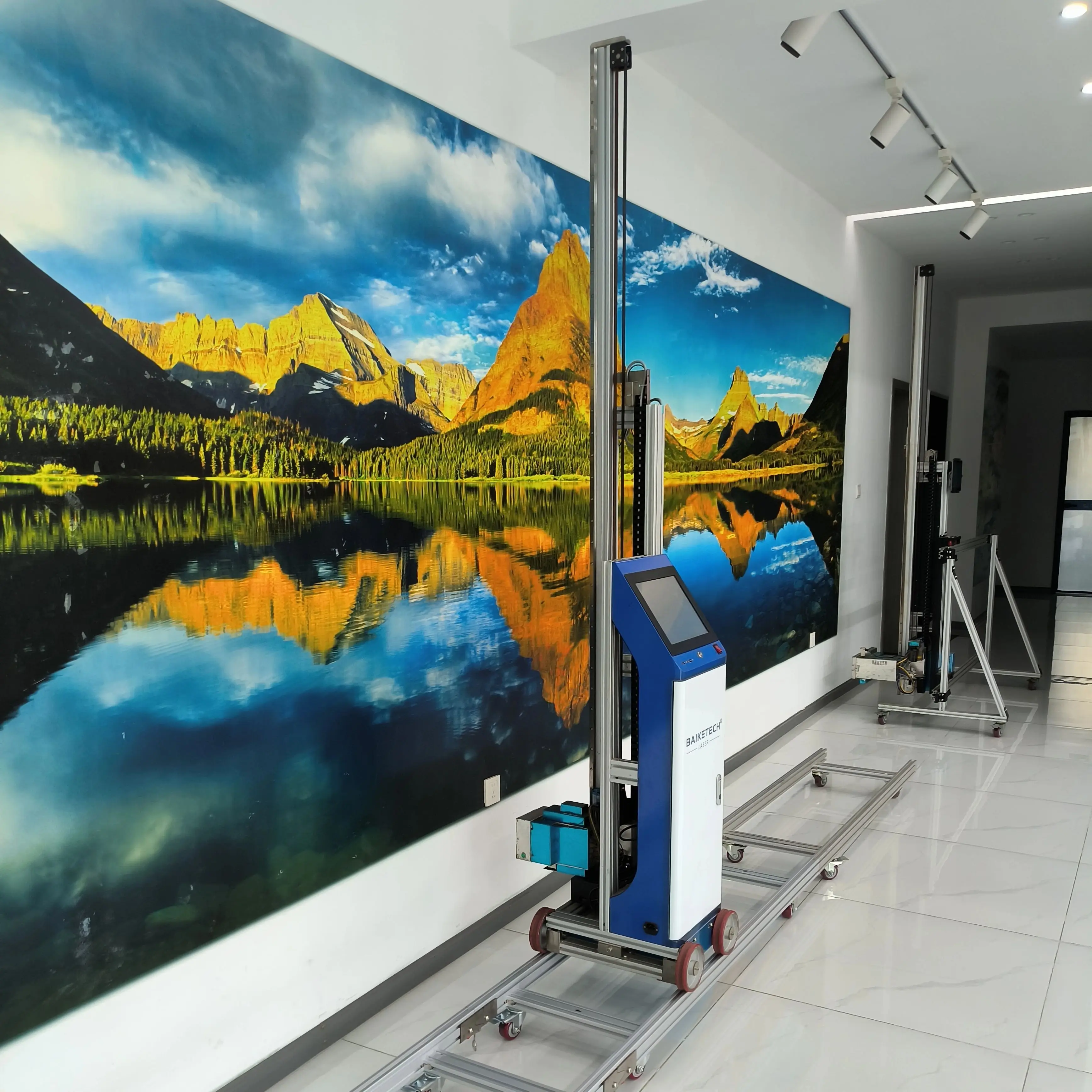 BK-UV64  3D Vertical Wall Printer Quality Efficiency Artwork DIY Home Decor Personalized 3D Printing Machine