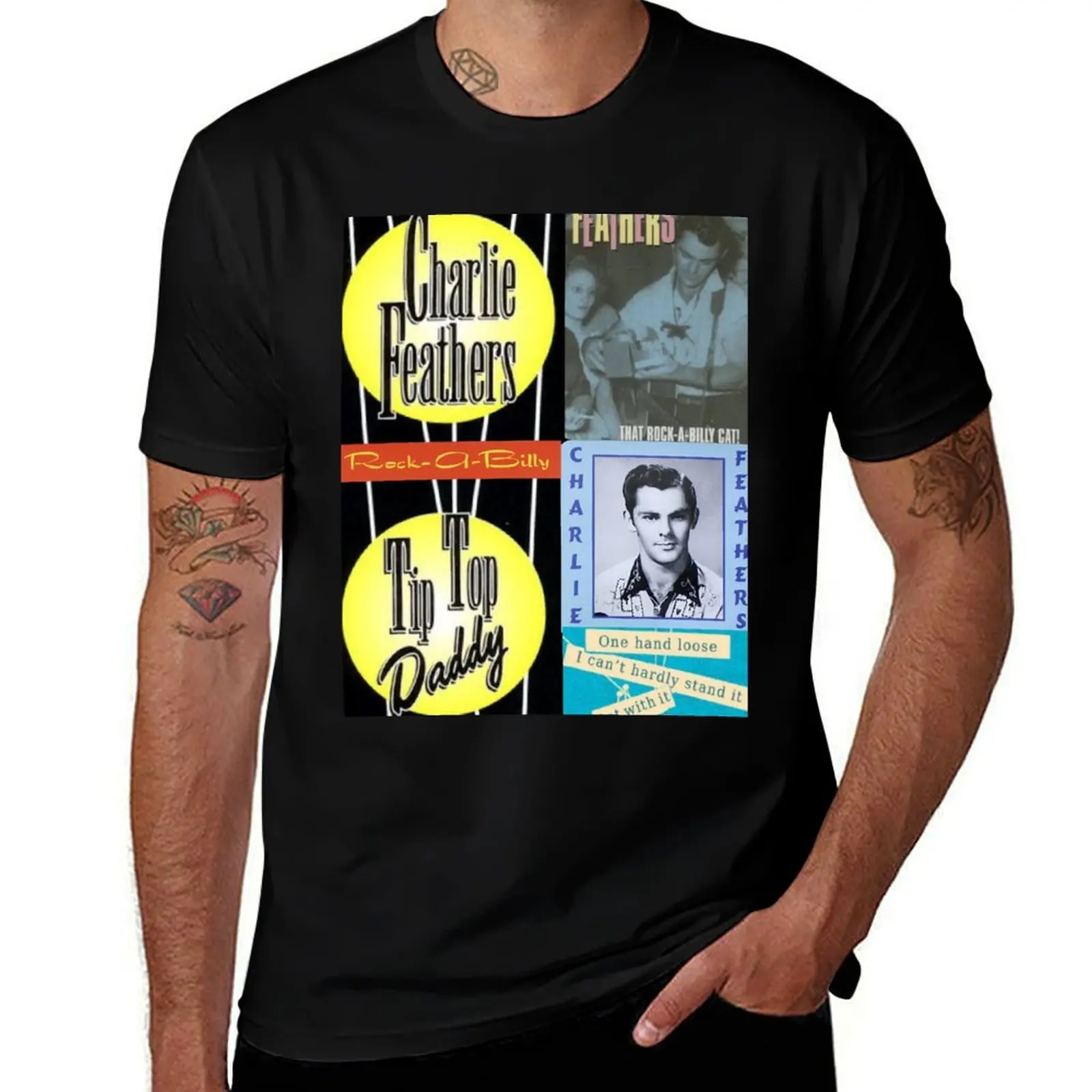 

man casual shirts t shirts man shirt t printed Charlie T-Shirt man t Feathers T-Shirt funny for