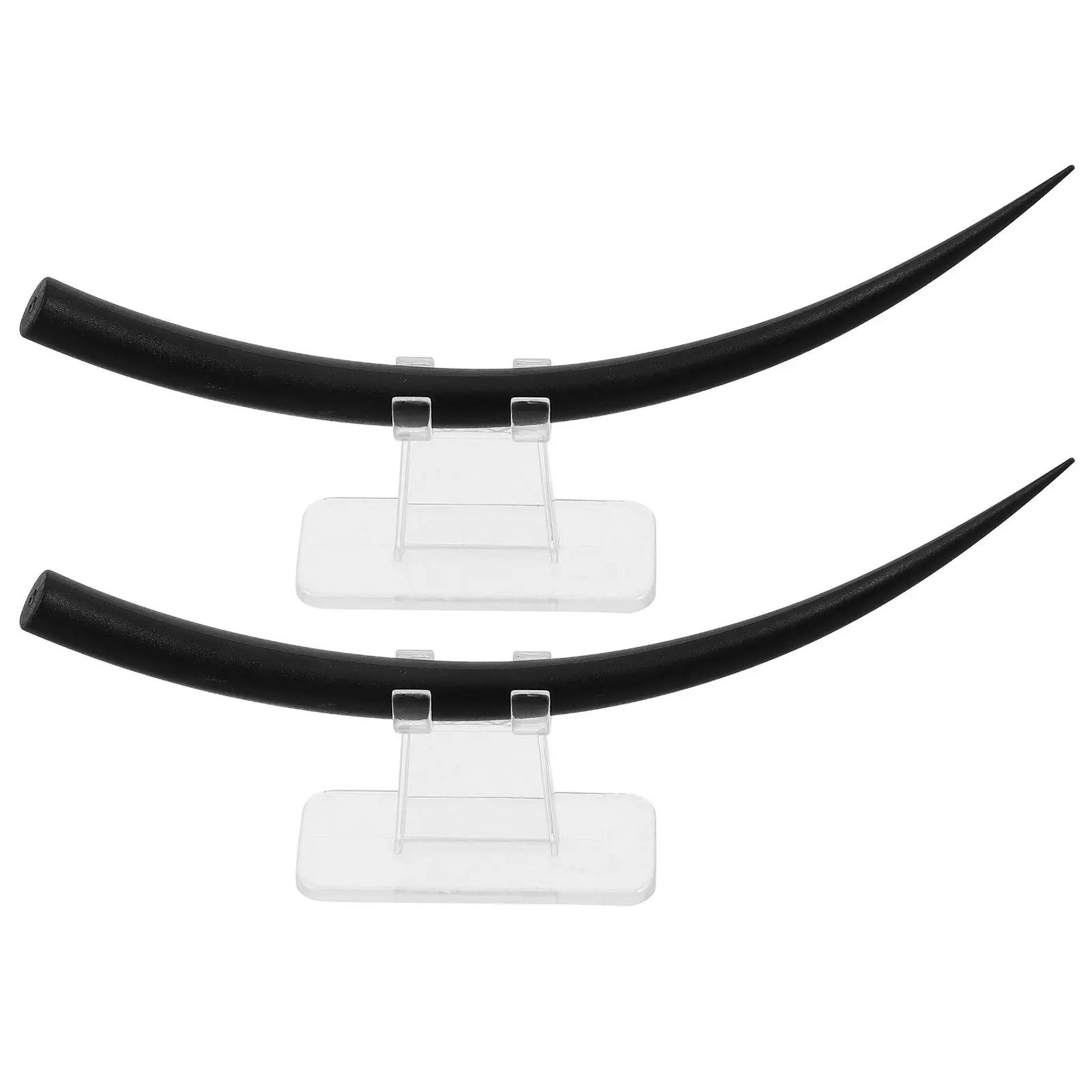 2Pcs False Eyelashes Display Teaching Tool Curl Natural Look Eyelash Extension Training Demo Large Simulation for Beauty