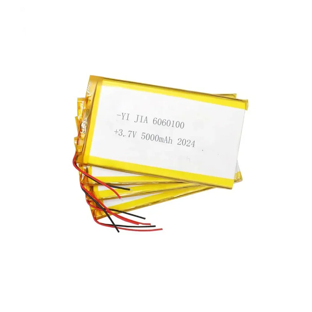 6060100 polymer lithium battery 3.7v 5000mAh lithium ion batteries for Laptop learning machine tablet PC rechargeable battery