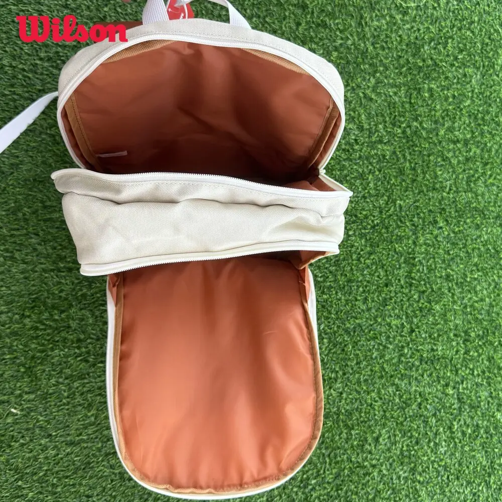 Wilson 2025 Roland Garros Team Backpack Tennis Bag Multi-Functional Large Capacity Shoulder Sports Backpack for Men and Women