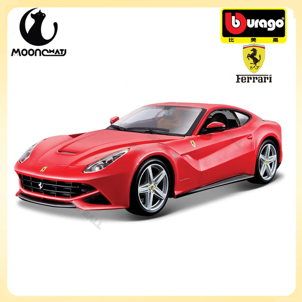 

1:24 Bburago Ferrari F12berlinet Aolly Model Baking Paint Electrostatic Painting Ferrari Car Model Collection Toy Boyfriend Gift