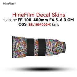 FE100-400GM Lens Sticker SEL100400GM Warp Cover Skin For Sony FE 100-400mm F4.5-5.6 GM OSS Lens Protector 100-400 Wrap Sticker