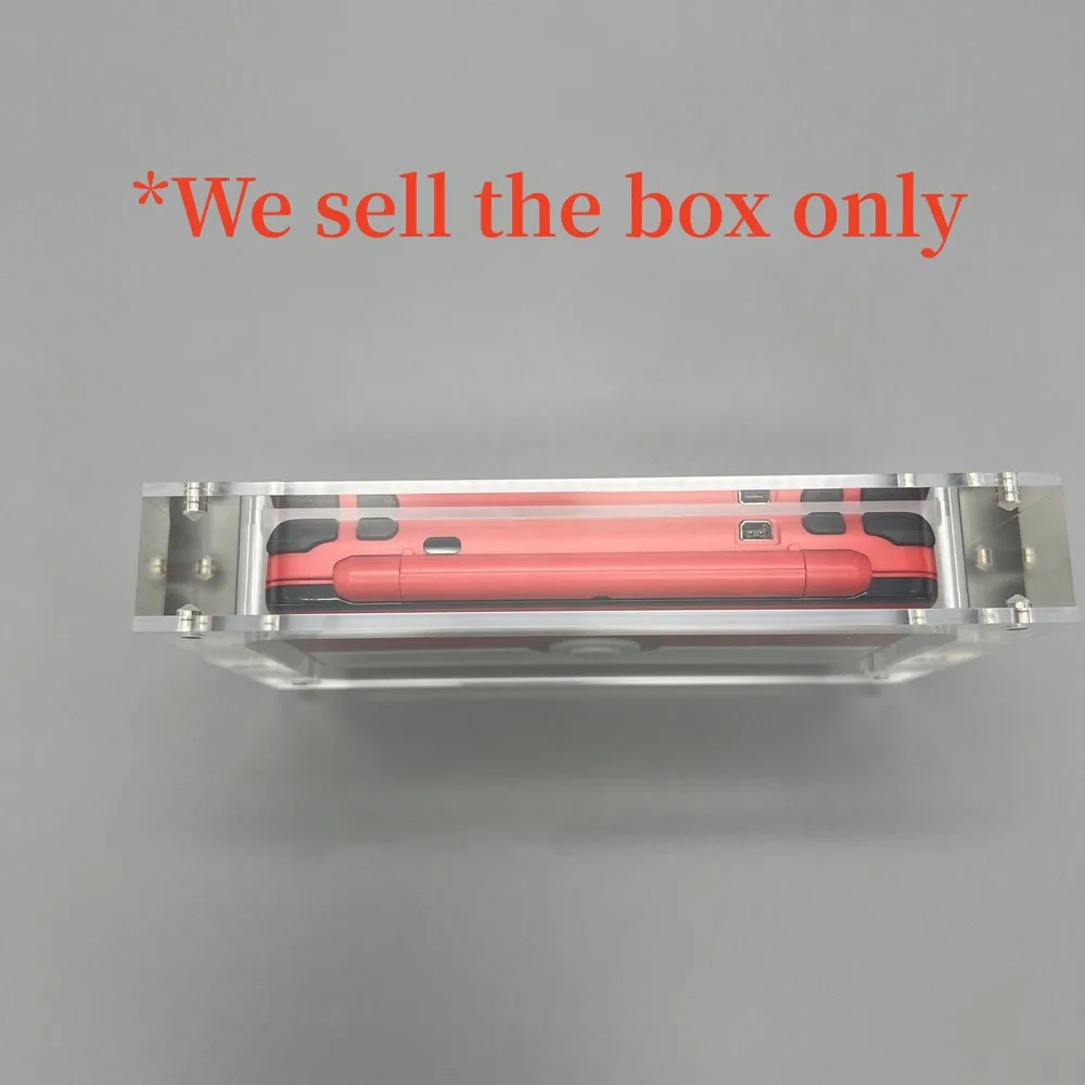 Espositore in acrilico trasparente con coperchio magnetico per il nuovo 2DSLL per 2DSXL Console Storage Box Clear Case