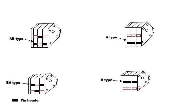 25PCS 2P colourful 3.5mm spacing PCB connection terminal Blocks DG250 kf250  Screwless terminals 250A/250B