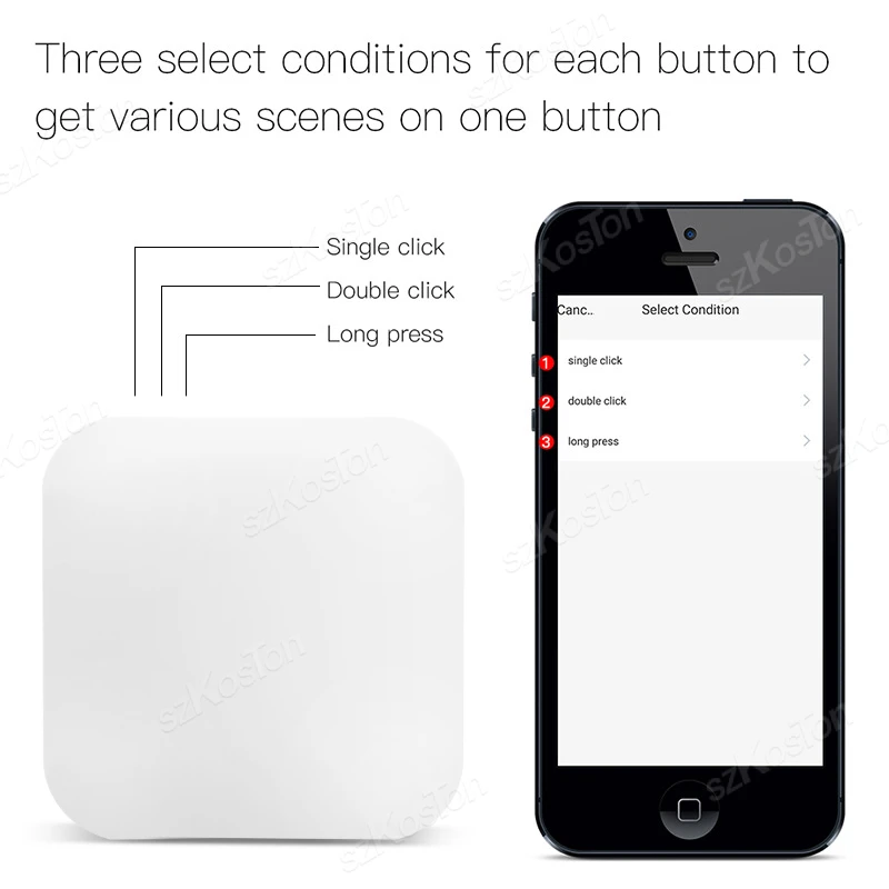 Ewelinkアプリzigbeeスマートシーンスイッチワイヤレスリモコンプッシュボタンスマートホームオートメーションキーewelink zigbeeゲートウェイ用