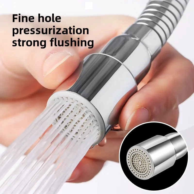 Stainless Steel Universal 1080° Rotation Faucet Sprayer Head For Kitchen Washbasin Extension Faucet Bubbler Tap Splash Nozzle