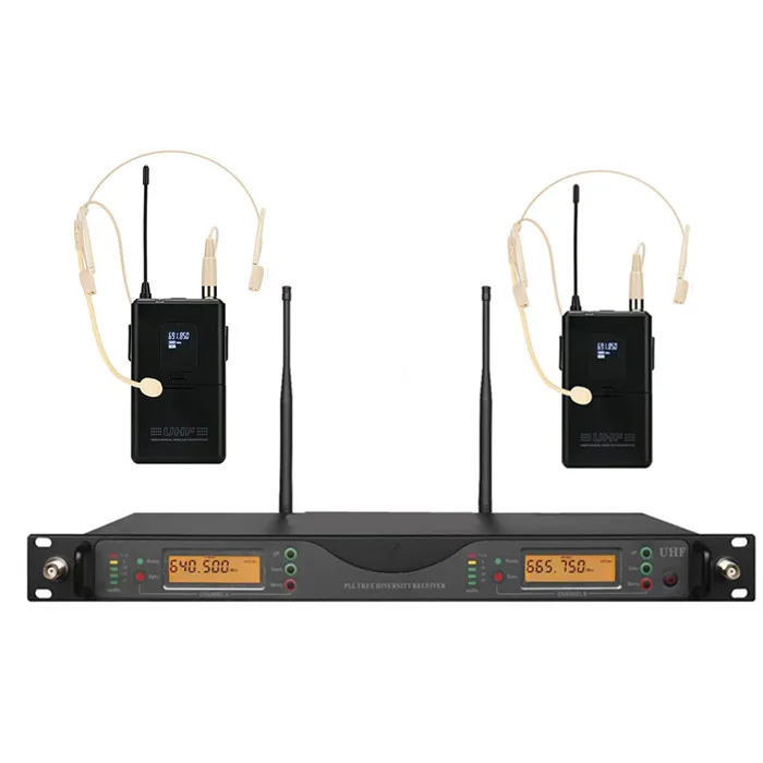 

TKG 680-720 МГц UHF UR24D PLL беспроводная гарнитура с микрофоном для выступления на сцене Беспроводная гарнитура с микрофоном