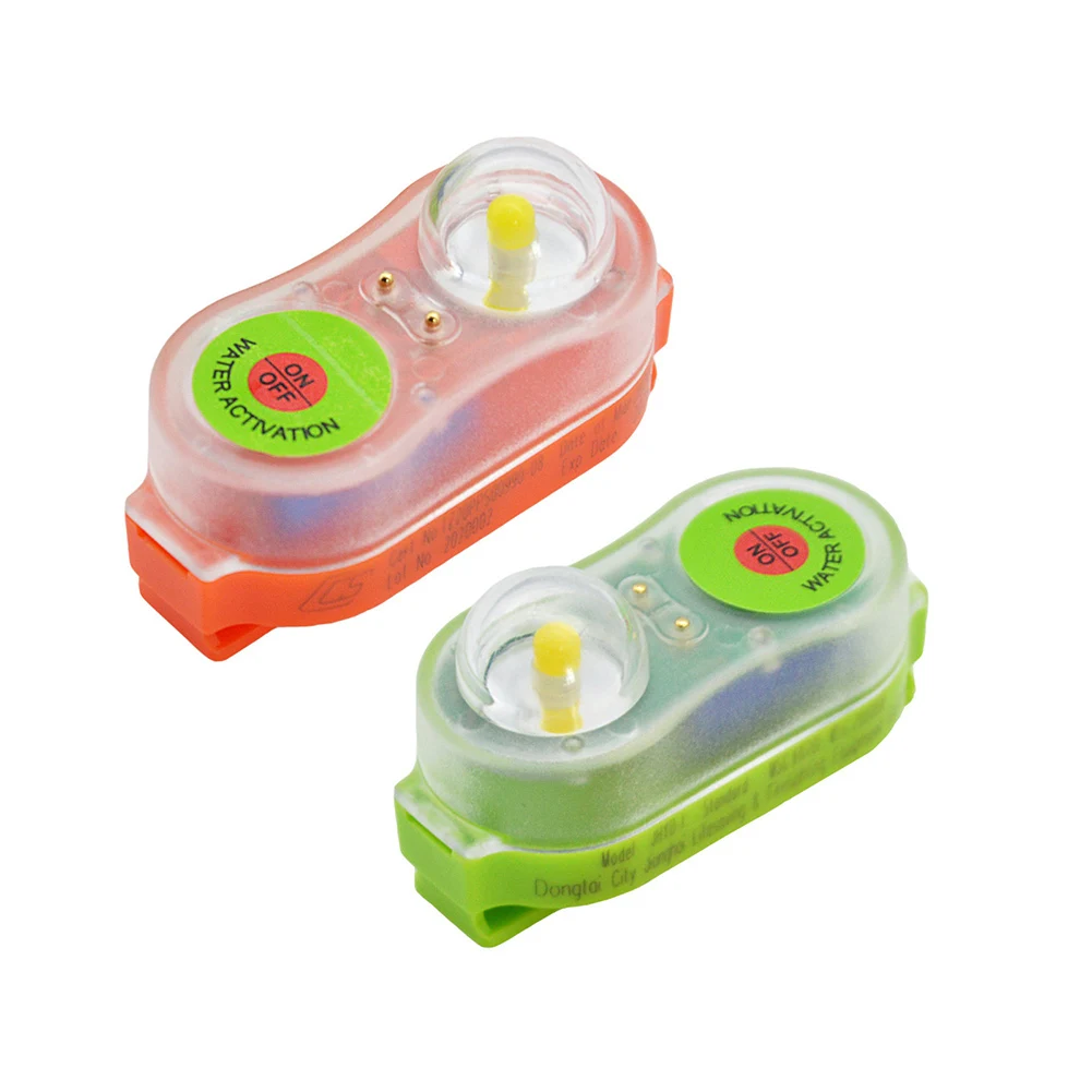 Life Jacket Light LED Self-Lighting Indicator CCS Certification Automatic Life Saving Swimming Warning Lamp For Boating Surfing