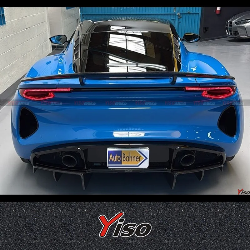 

Подходит для нового Tesla emira Модифицированный аэродинамический комплект, небольшой бампер кузова, вихлопная часть, задняя губа и задний спойлер, хвостовая губа