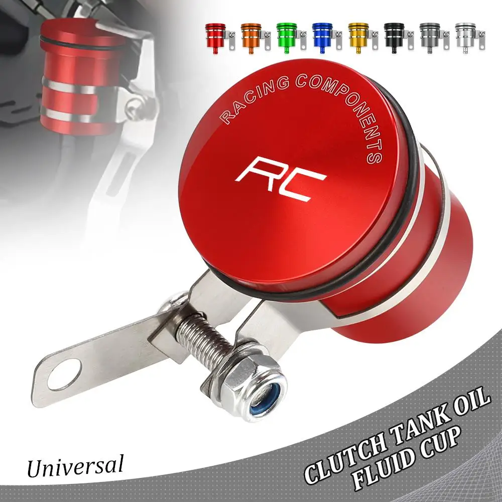 

Motorcycle Brake Fluid Reservoir Clutch Tank Cylinder Oil Fluid Cup For RC 390 125 200 250 RC125 RC200 RC250 RC390 RC51 RC8 RC8R