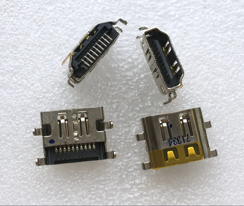 For HDMI female SUYIN connector 19P oblique HDMI female high definition data interface