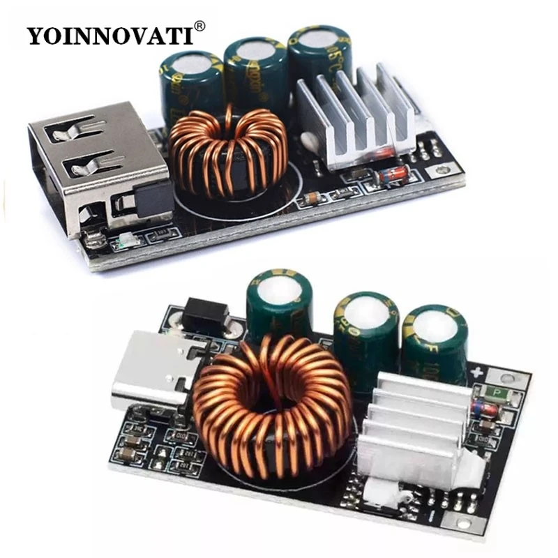 USB Type-C QC3.0 PD3.0 Mobile Phone PPS Quick Fast Charge DC Step Down Power Supply Module for iPhone DIY Module