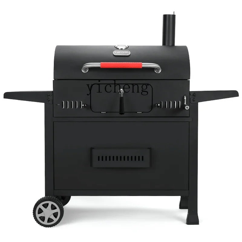 

ZK BBQ Grill Household BBQ Grill Charcoal American Braise Grill Household BBQ Garden