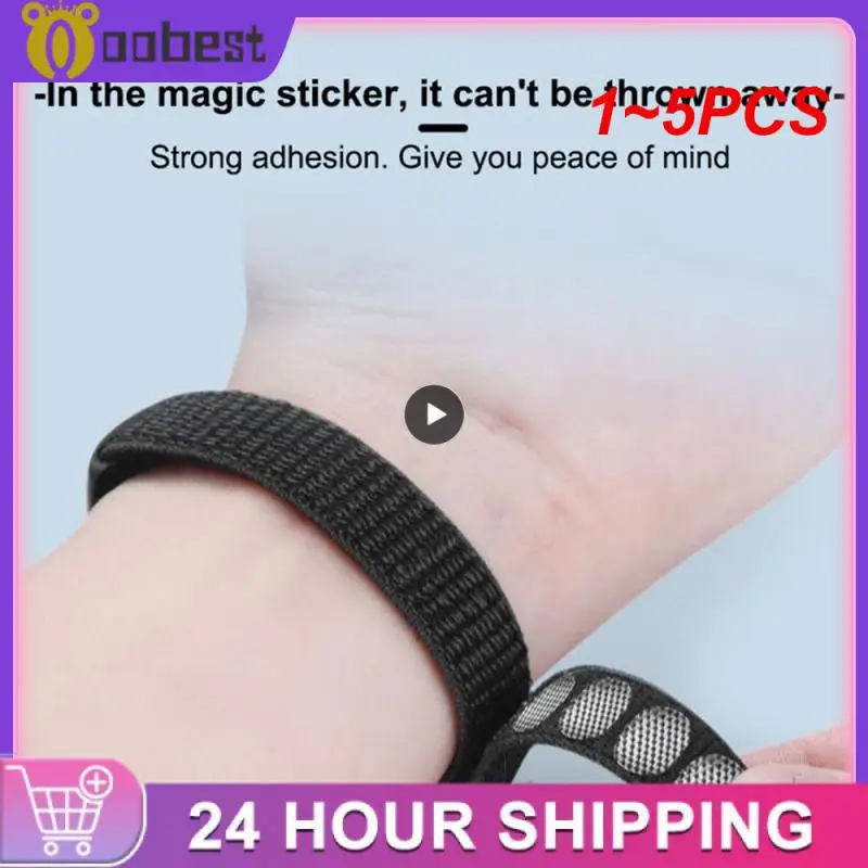 1~5PCS Nylon Strap For Mi Band 4/5/6/7/8 Bracelet Wristband Sports Breathable Bracelet For Miband 4/5/6/7/8 Replacement