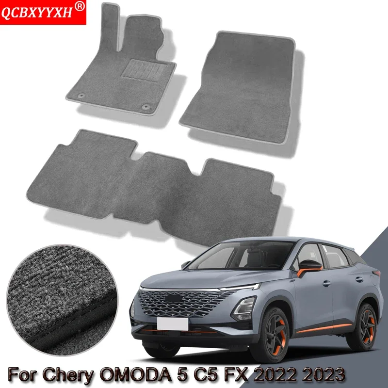 

Автомобильные коврики на заказ для Chery OMODA 5 C5 FX 2022 2023 2024, водонепроницаемые нескользящие коврики, внутренняя защита, ковры, коврики