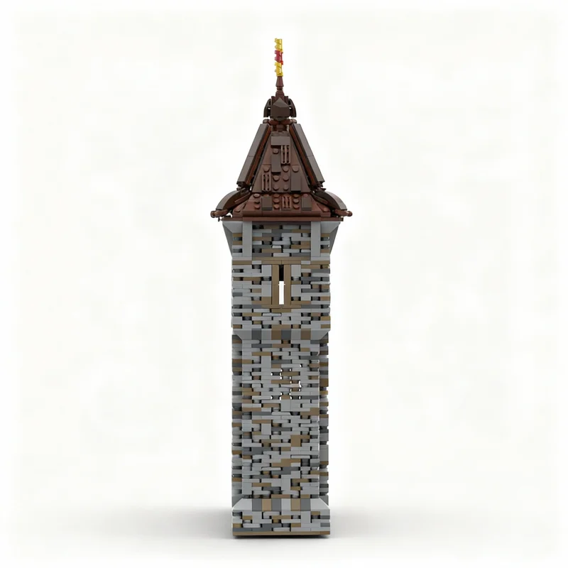 2665pcs MOC 02 Castle Hohengeroldseck - Path Between The Gates Castle Part 1 Model Building Blocks Christmas Gifts Toy Brick