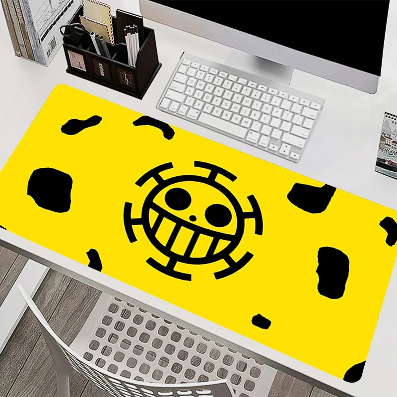 

Mousepad Laptop Office Cabinet Keyboard Pad PC Desk Mat One Piece Trafalgar Law Large HD Mouse Pad Non-slip Rubber Extended Pad