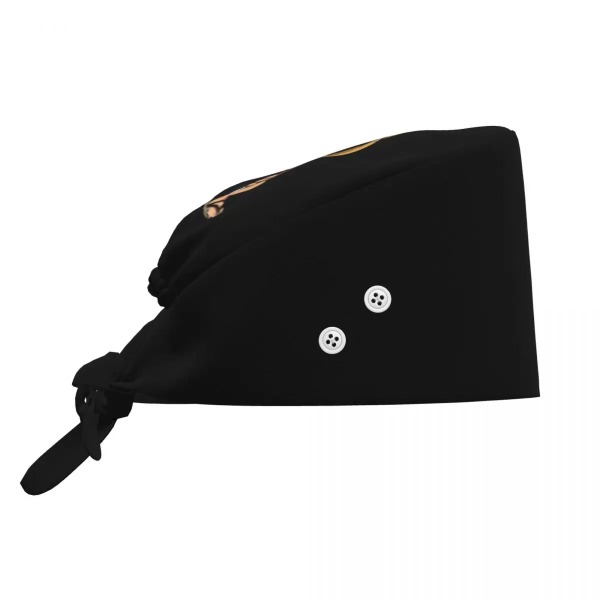 

Custom One P-Pieces Scrubs Cap Surgical Hats With Buttons Women Men Operating Room Cap Nursing Cap Lab Works Hat With Button