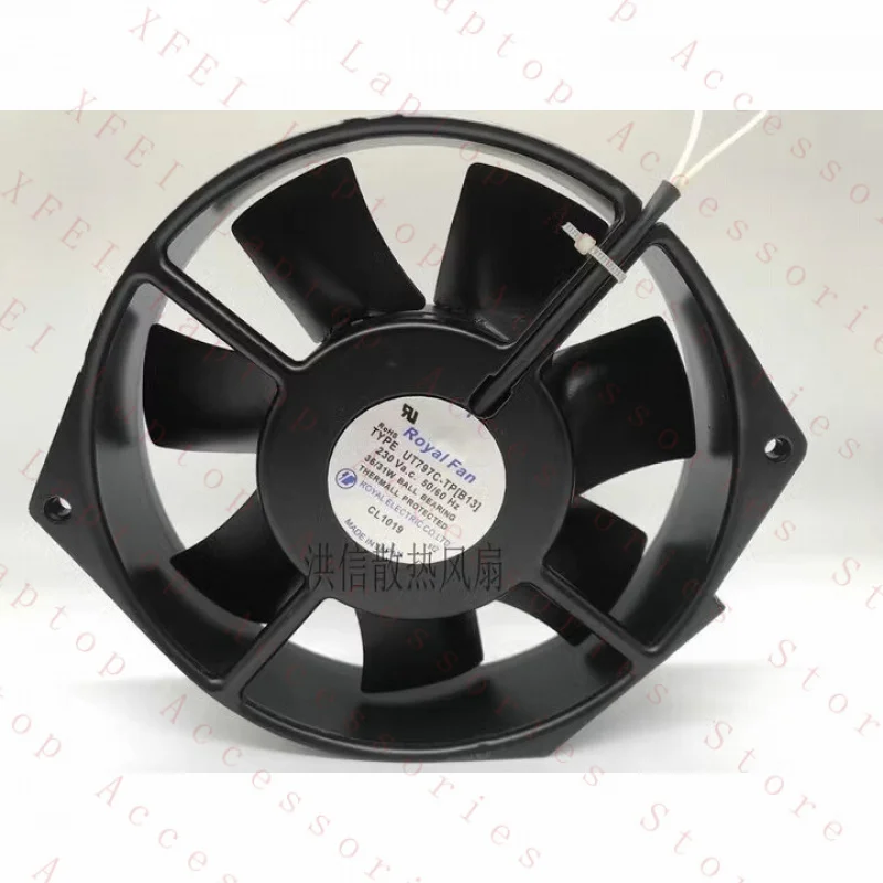 

C 1 pcs FOR ROYALFAN fan TYPE UT797C-TP[B13] 230V 36/31W 172*150*38MM 2wire