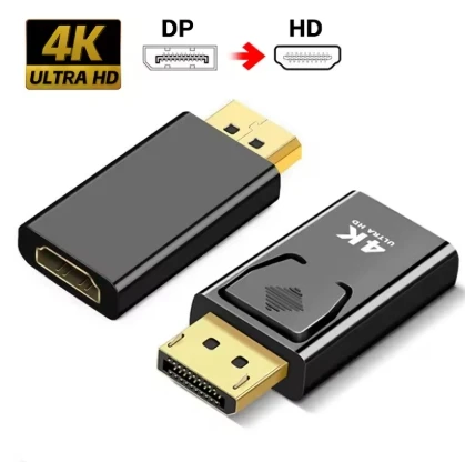 4K DisplayPort naar HDMI-compatibele adapter DP Man-vrouw HDMI-compatibele converter 1080P video voor pc HDTV-laptop
