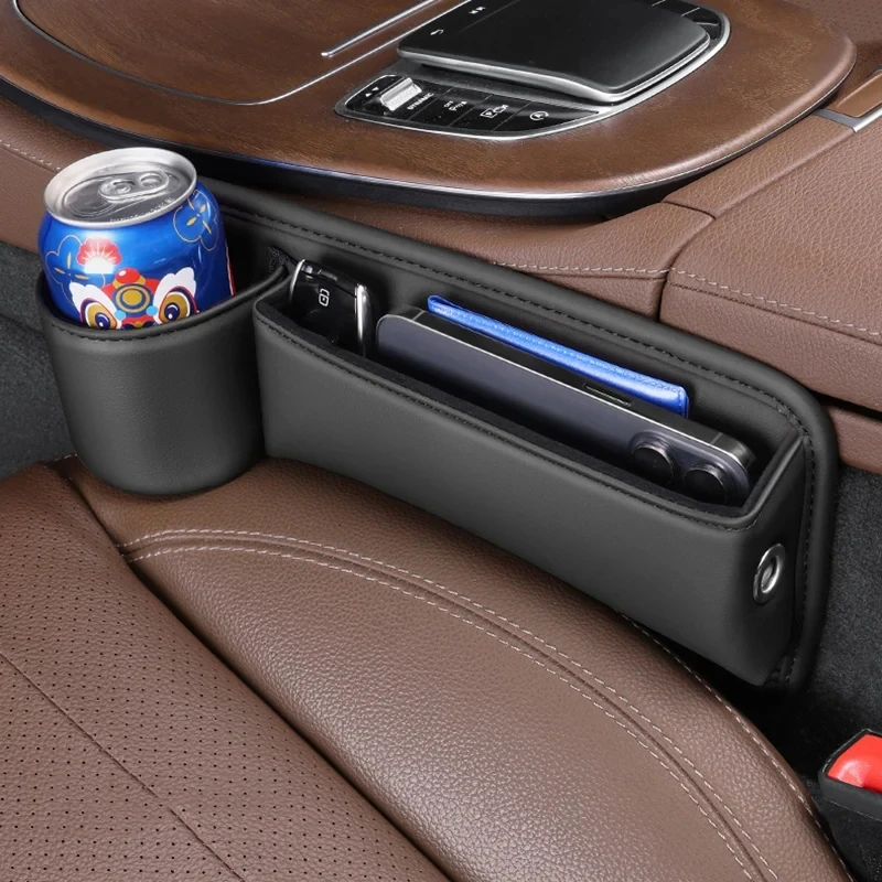 Car Seat Gap Organizer Storage Box Pocket Universal Wallet Keys Card Cup Phone Holder Auto Interior Accessories view 2
