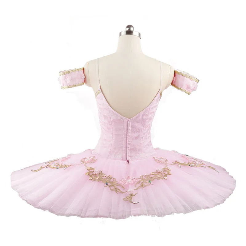 

Fine Pattern Professional Custom Size Competition Performance Wear Costume Girls Kids Pink Ballet Tutu