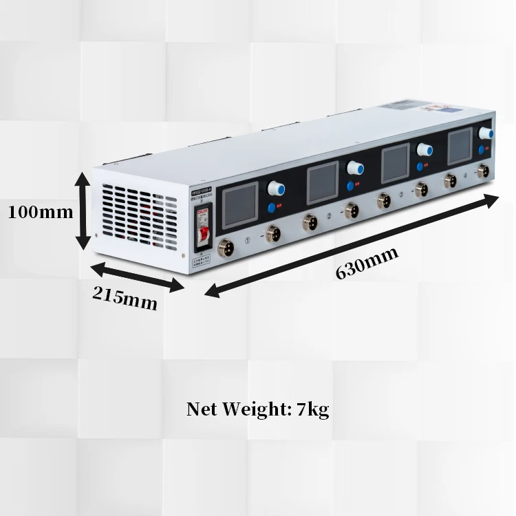 YPSDZ-0550-4 5V 50A 40A 10A Capacity Tester Machine For Lithium Battery 4 Channels Battery Pack Equalization Instrument