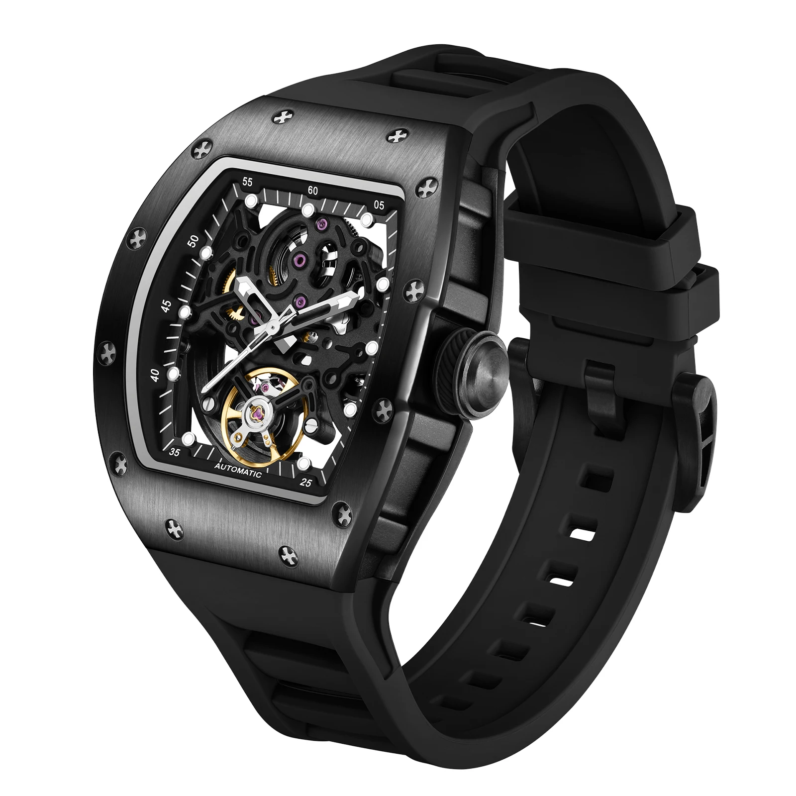 Customized logo New men's watch automatic mechanical waterproof fashion watch Automatic mechanical watch