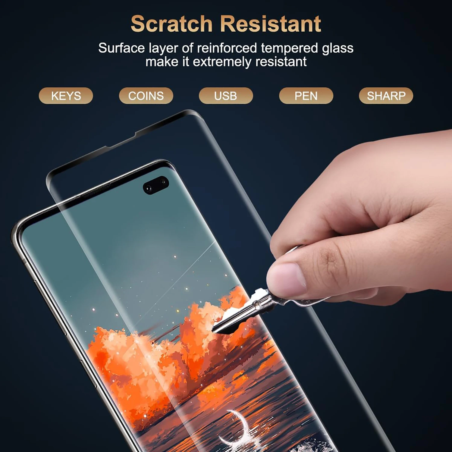 2/4Pcs Tempered Glass For Samsung Galaxy S10 Plus S10+ S20 S20+ Plus Screen Protector Glass Film