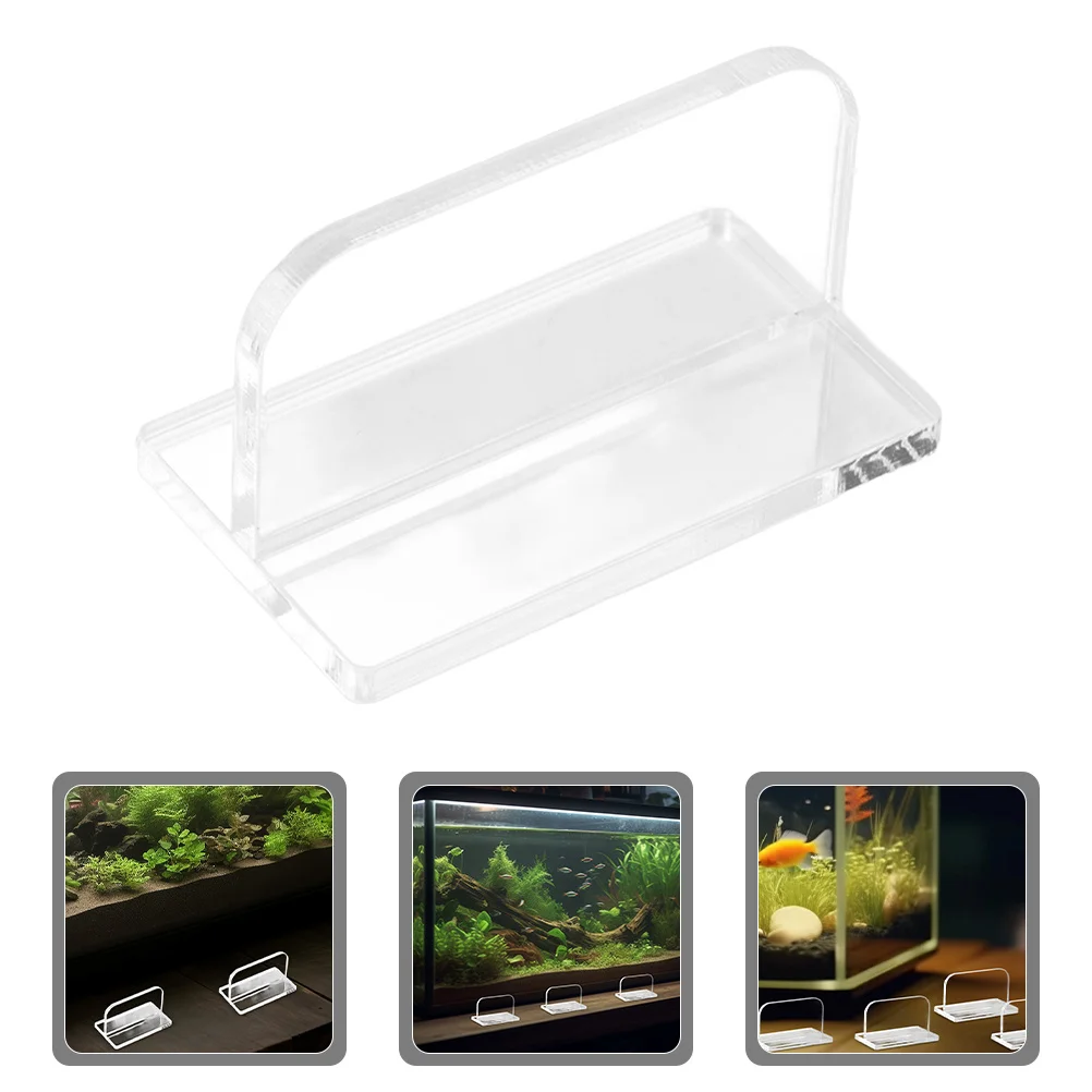 

6pcs Fish Tank Cover Handles Clear Acrylic Lid Grip For Aquarium Replacement Fit All Tank Types Aquarium Accessories Furniture
