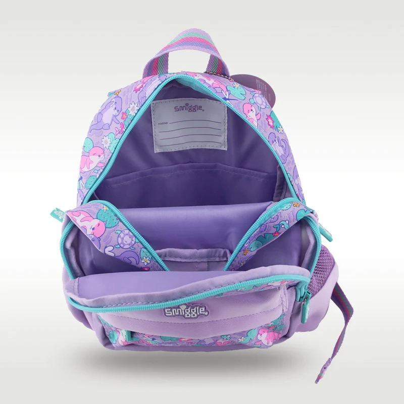 children's schoolbag girls backpack Purple hamster cool kawaii 11 inch 1-3 years old