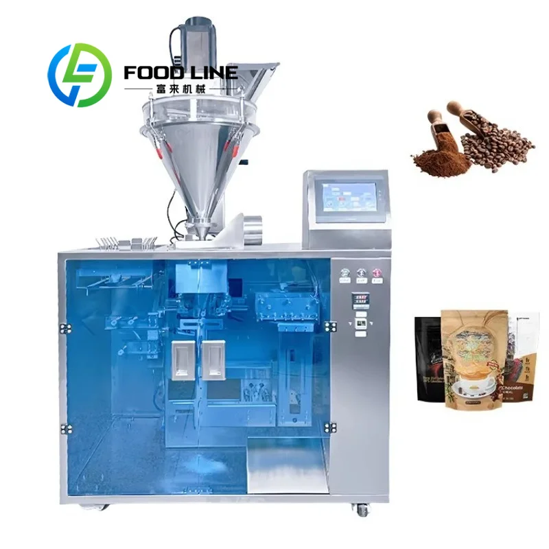 Premade Pouch Packing Machine Adjustable Seal Bar Width Different Pouch Fit Unit BBQ Seasoning Pouch Packing Fast Delivery