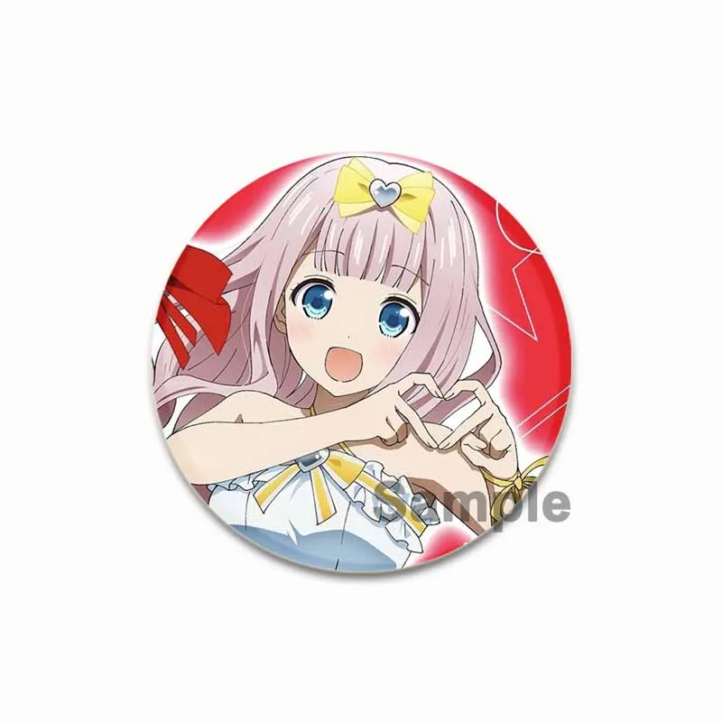 تشيكا فوجيوارا كاغويا شينوميا يو إيشيغامي لعبة الشكل شارة تأثيري لطيف المينا دبابيس لحقيبة الظهر الملابس والاكسسوارات والمجوهرات #4