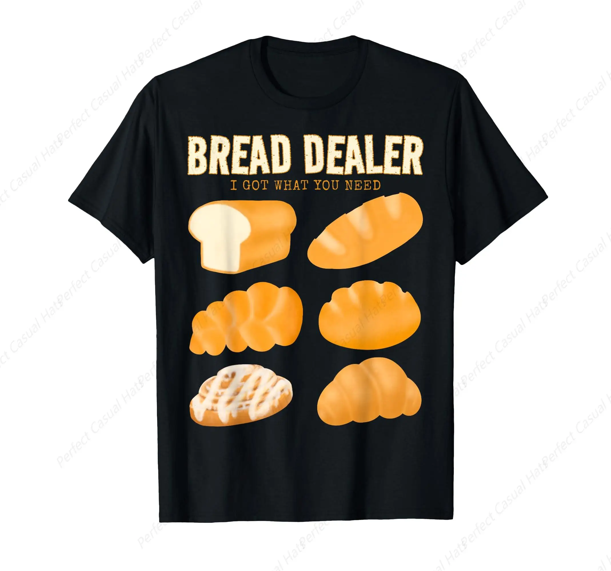 Bakery Funny Bread Baker Bread Dealer Making Dough Baking T-Shirt Men Woman T-Shirt Casual O-Neck Printed  High Quality Tees Top