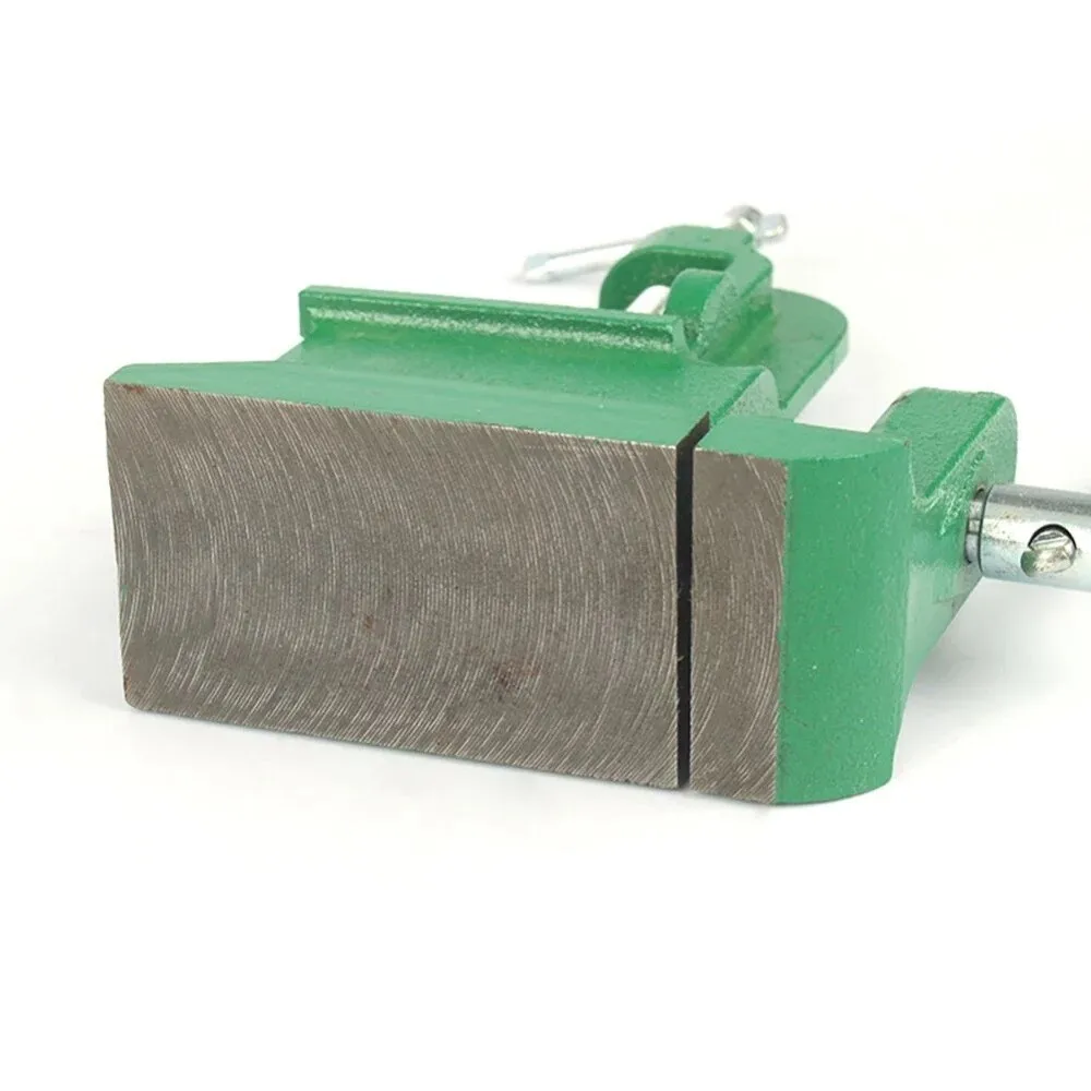 Woodwork Metal Table Vise Vice Desktop Fixture Tool with Double Track for Firm Grip and Small Part Holding Woodwork