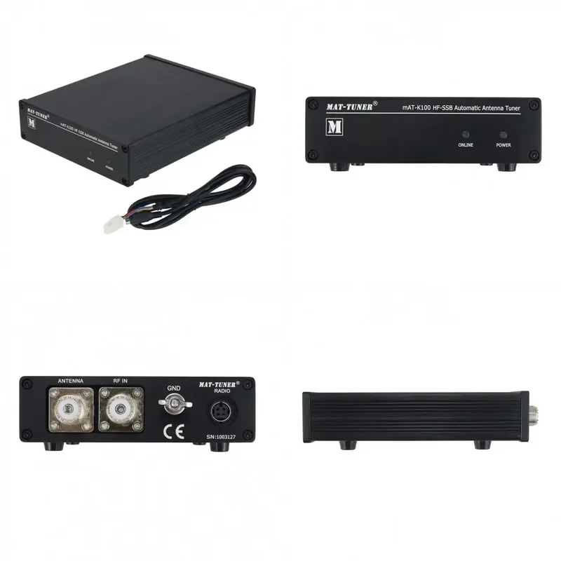 MAT-K100 HF-SSB Automatic Antenna Tuner Short Wave 120W Auto Tuner Ham Radio