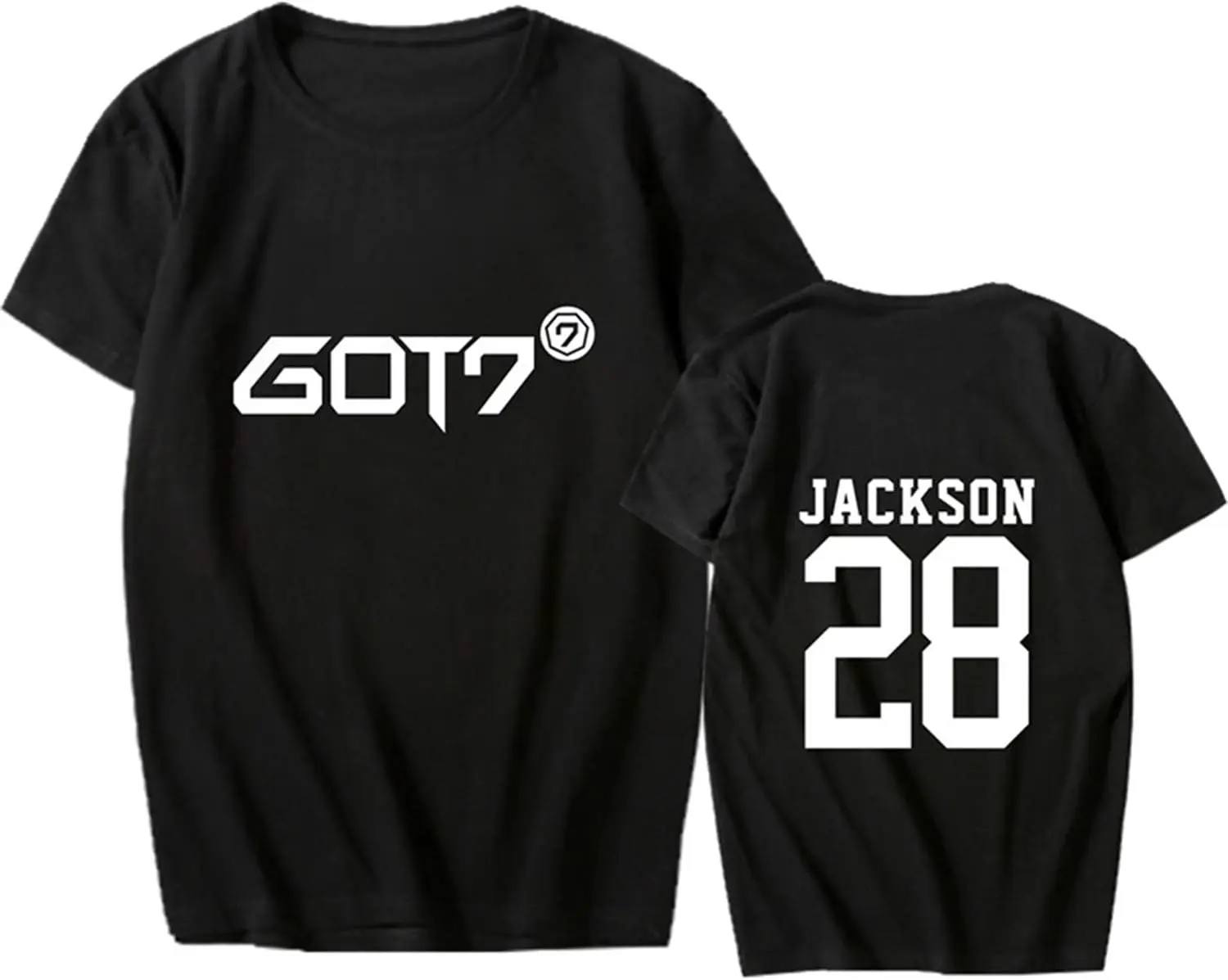 Xkpopfans Kpop GOT7 New Album T-Shirt JB Jackson Mark Bambam Yugyeom Unisex Tee Shirt