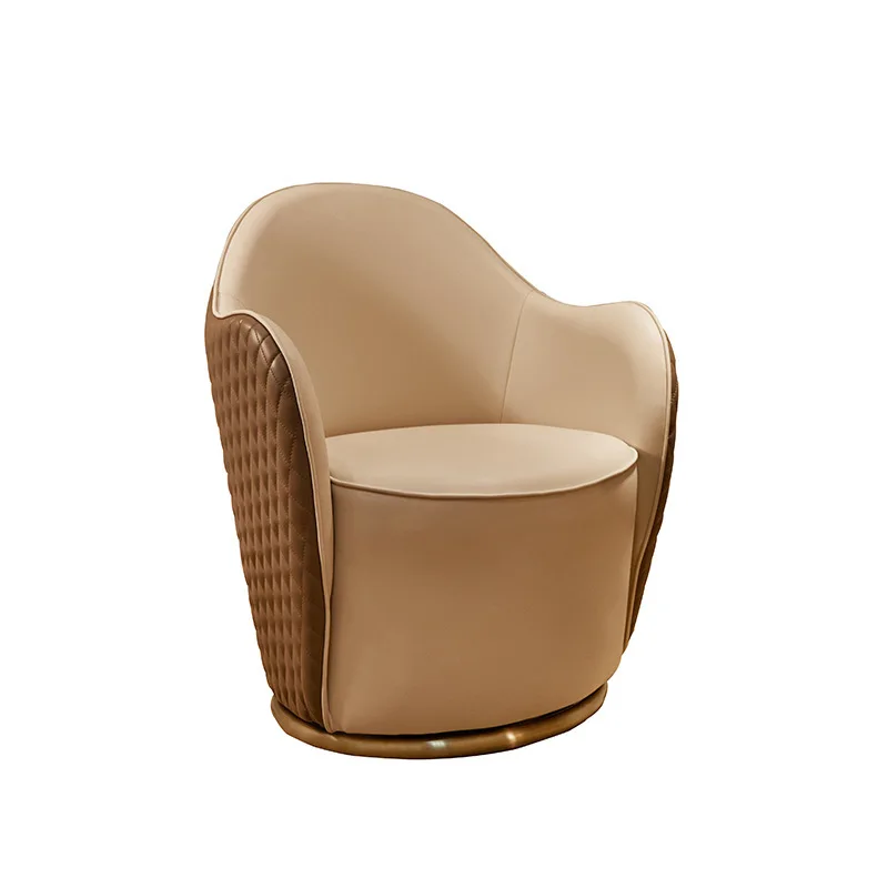 

Light luxury single sofa chair, lazy rotating chair, living room balcony