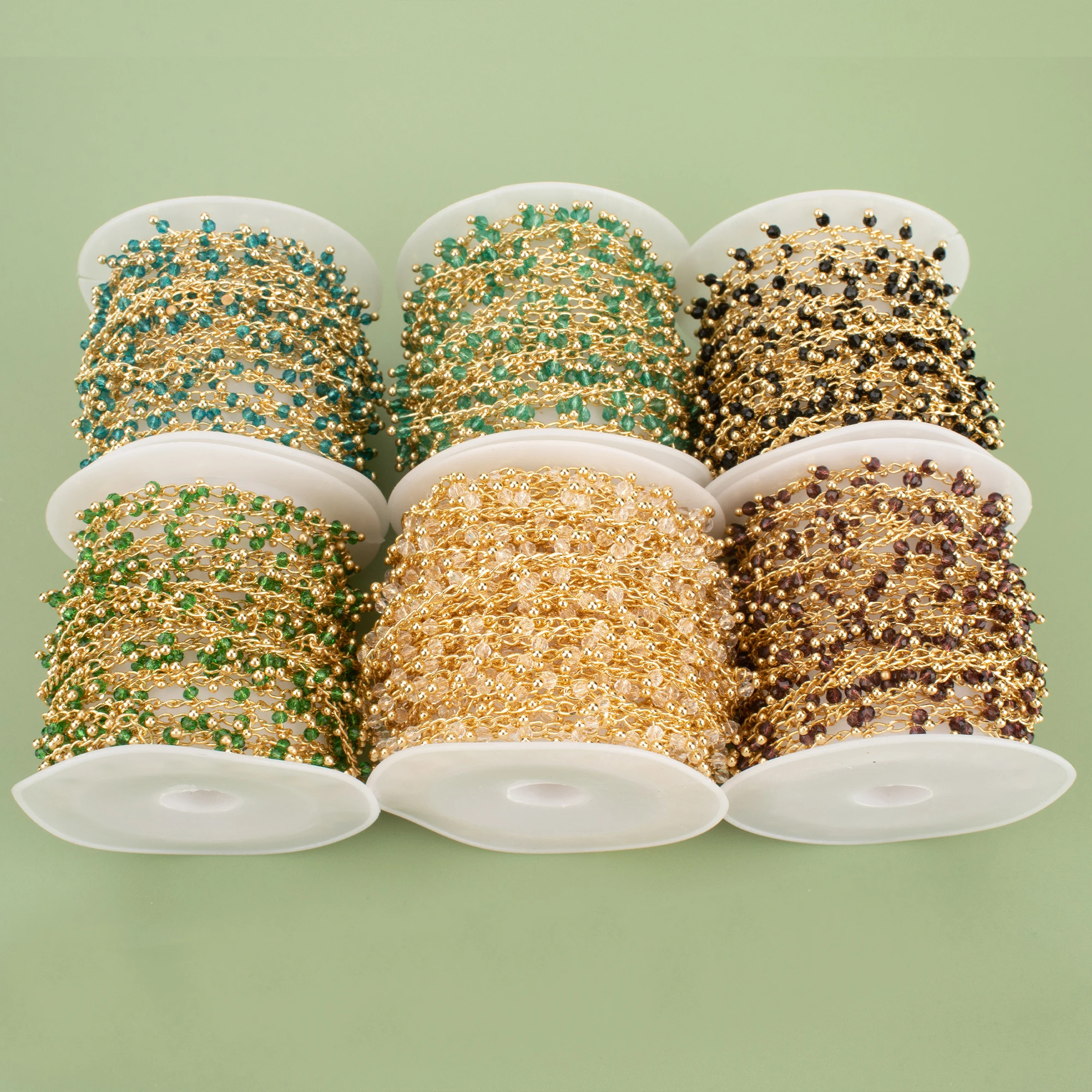 

GUFEATHER, 1 м/лот, C453, цепочка ручной работы, позолота 18 карат, медь, стекло, подвески, ювелирные аксессуары своими руками, изготовление браслетов и ожерелья своими руками