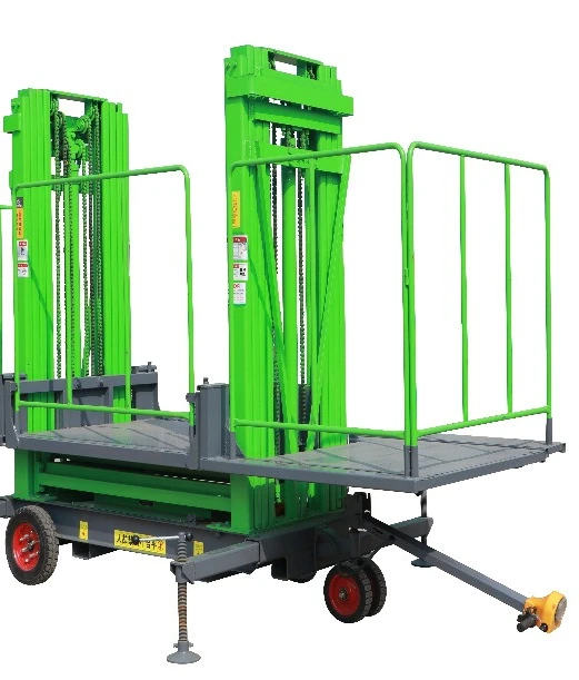 2026 1 Ton Mobile Masonry Platform Lift 2 Tons Electric Hydraulic Wall Bricklaying Plaster Lift Platform Lift