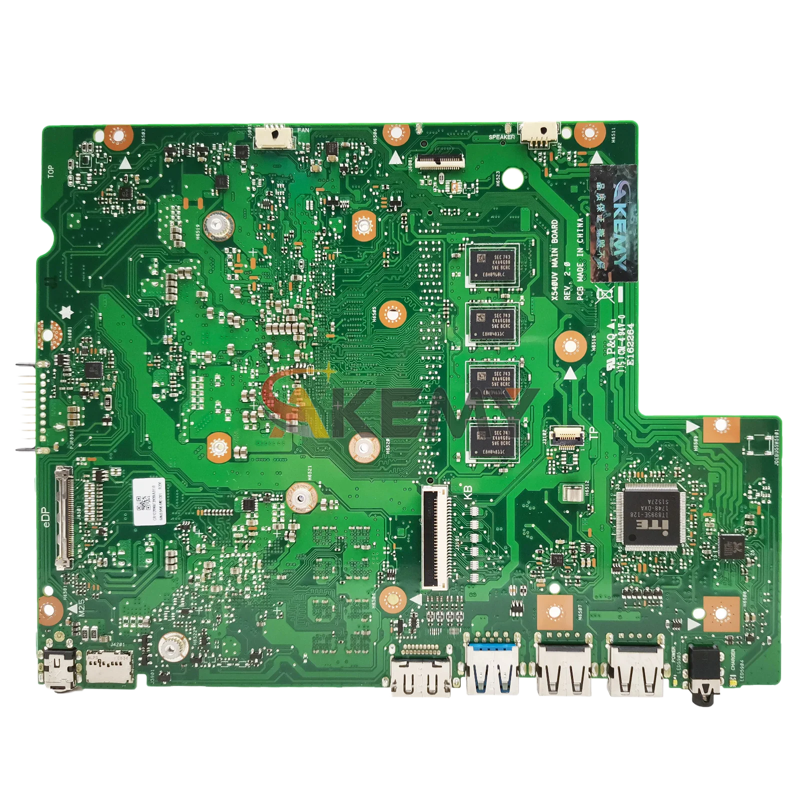 X540UV Laptop Motherboard For ASUS X540U R540U X540UBR F540U X540UB X500U K540U P540U A540U X540UAR Mainboard With  I3 I5 I7 CPU