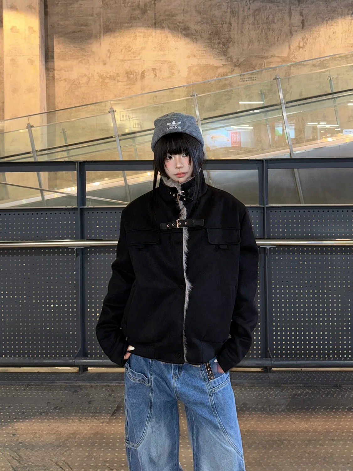 

Теплая хлопковая мужская куртка в стиле ретро с воротником-стойкой, пальто Mountain Eagle X Is Not a Good Person Design, зимняя верхняя одежда