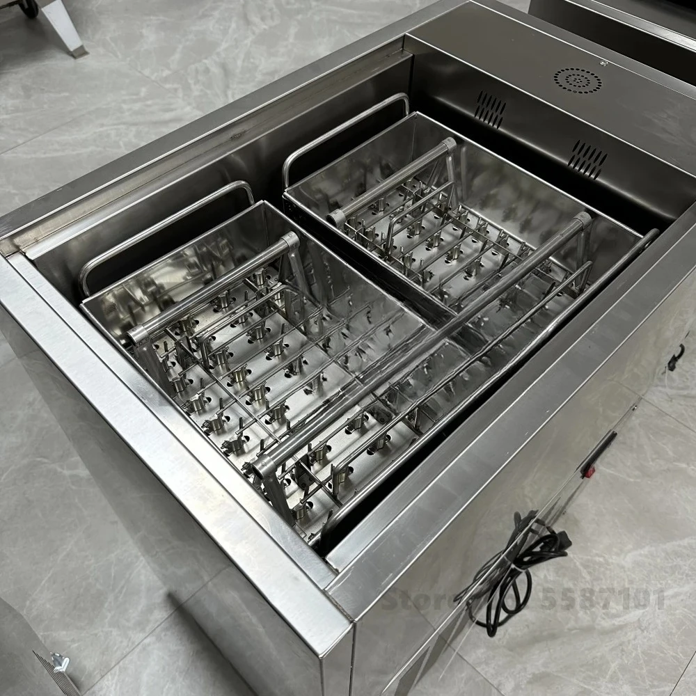 Commercial Fully Automatic Popsicle Ice Cream Making Machine Single Double Molds Optional Cold Dessert Processing Equipment