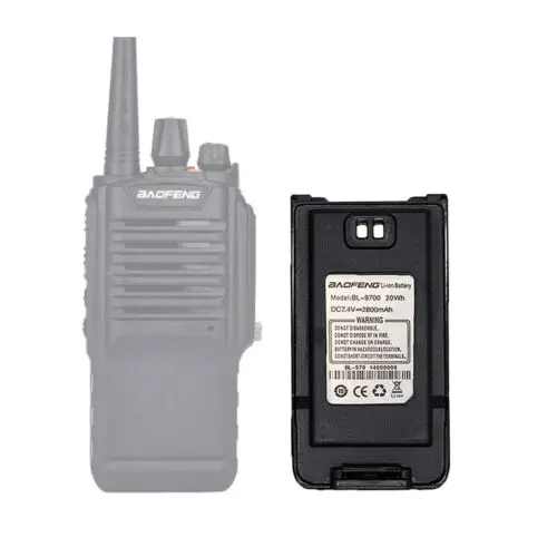 

2pcs Original 7.4V 2800mAh Li-ion Battery Pack BL-9700 for Radio Walkie Talkie BaoFeng BF-9700 Two Way Radio