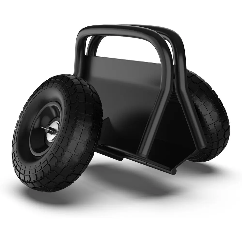 Heavy-Duty Panel Slab Dolly with Handle, 2 10 Rubber Tires, 1000 lbs Capacity for All-Terrain Material Handling