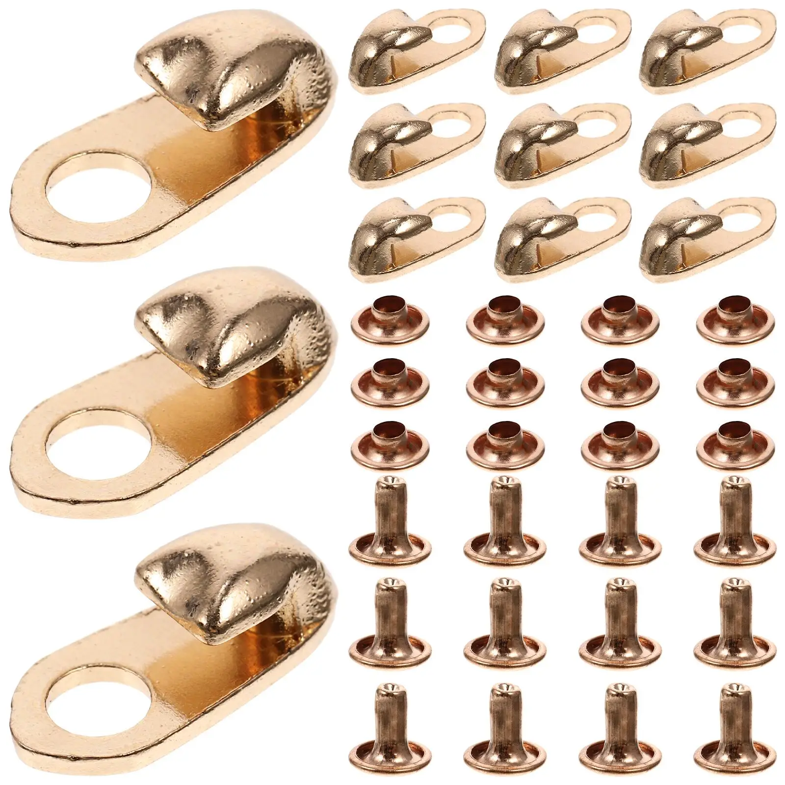 

12 Pcs Shoe Laces Hook Boot Repair Decorate Eyelet Kit Climbing Shoelace Buckle Alloy Durable Outdoor Accessories