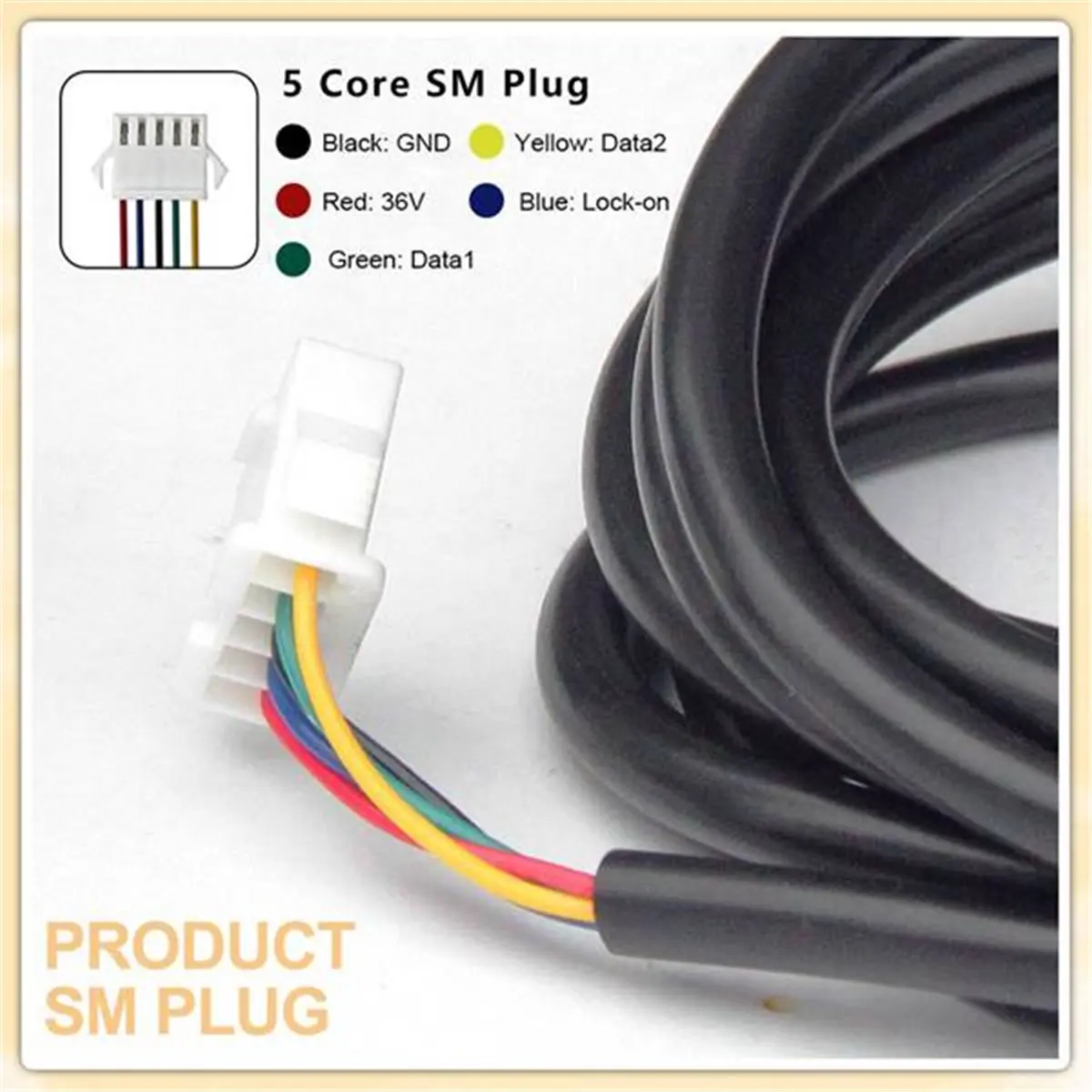 ABPF Ebike Display KT Mini TFT TF04 24V -48V SM Plug Electric Bicycle Conversion Kit Space-Saving Boost Function view 5